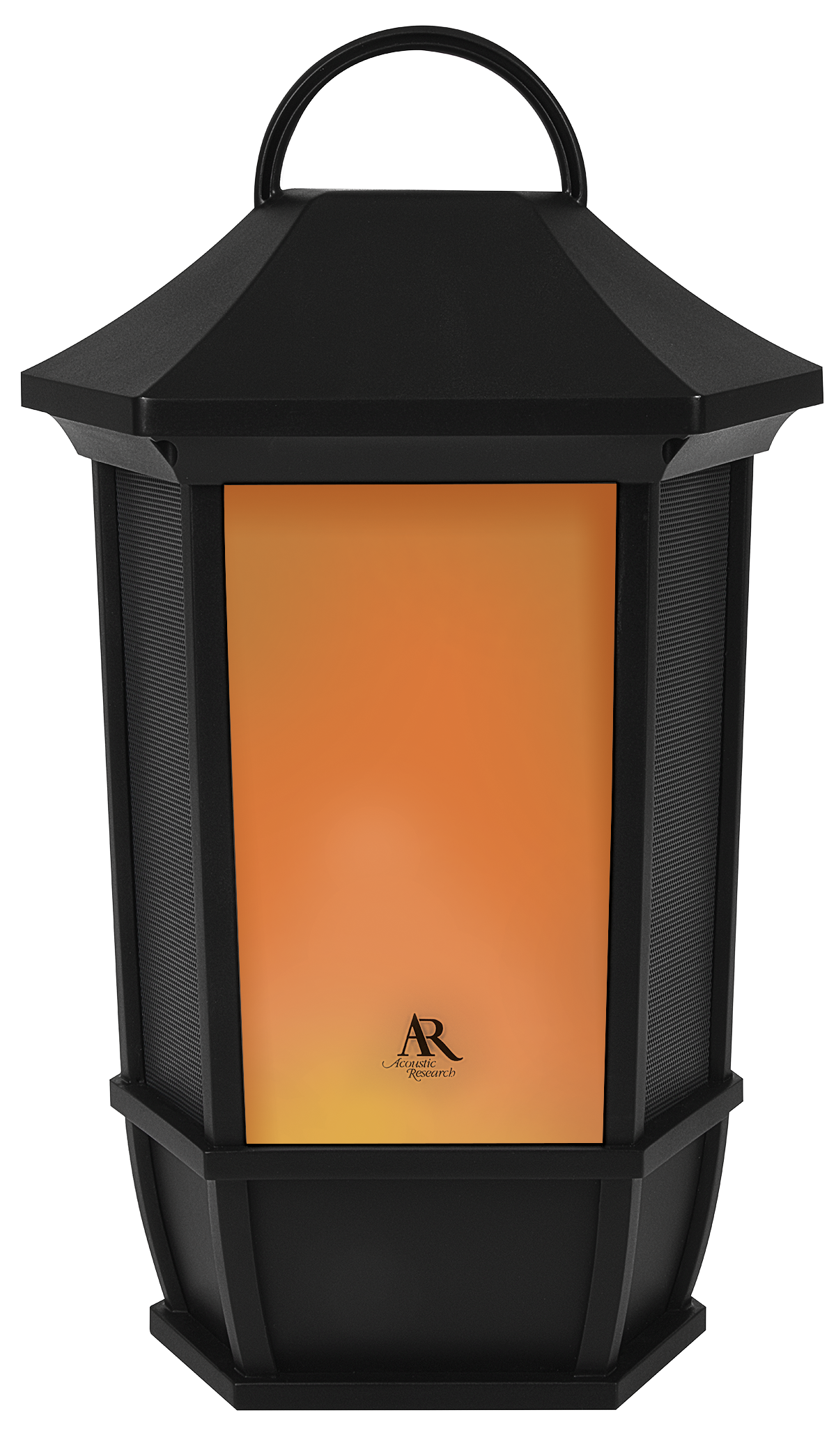 AWSF6RBK - Sedona Rechargeable Wireless Speaker with LED Flicking Flame Light